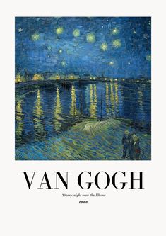 the cover of van gogh's starry night over the thames, from his book