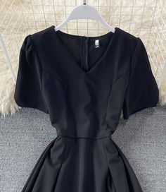 Simple v neck short dress fashion dress Fabric: blended Color: pink, red, black Size(cm): S, M, L, XL S length 112 bust 84 waist 70 M length 113 bust 88 waist 74 L length 114 bust 92 waist 78 XL length 115 bust 96 waist 82 V Neck Short Dress, Short Dress Styles, Dress Fashion, Short Dress, Dress Fabric, Pink Red, Short Dresses, Fashion Dresses, V Neck