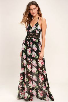 Party Dresses, Club Dresses, Casual to Formal Maxi Dresses Online Shopping Clothes Women, Pretty Maxi Dress, Best Maxi Dresses, Robes Glamour, Cream Maxi Dress, Plain Maxi Dress, Full Maxi Skirt, Asos Curve, Black Floral Print