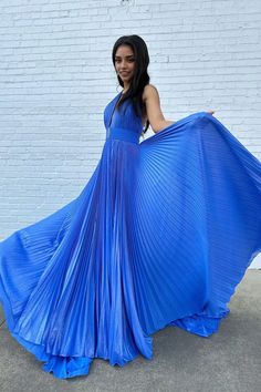 Weitese Prom Dress Store Blue Halter Neck A-Line Pleated Metallic Long – Weitese Dress Pink Homecoming Dress