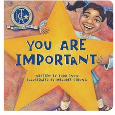 a children's book with the title you are important written on it