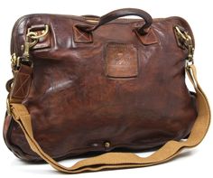 cognac leather Campomaggi Bags, Vintage Men Style, Vintage Leather Bag, Handbag Heaven, Dry Bag