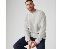 Sometimes all you want is warmth, no frills. With soft thermal fabric and a relaxed cut, this Long-Sleeve Relaxed Thermal T-Shirt keeps you toasty and comfortable. A warm thermal tee Cut with a relaxed fit Casual Snug Top With Ribbed Cuffs, Casual Snug Top With Soft Texture, Snug Casual Top With Soft Texture, Cozy Waffle Knit Crew Neck Sweatshirt, Casual Waffle Knit Sweatshirt With Relaxed Fit, Cozy Waffle Knit Sweatshirt With Relaxed Fit, Levi's Relaxed Fit Winter Tops, Thermal Fabric, White Levis