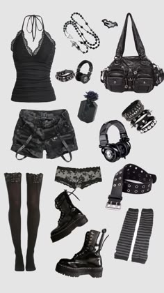 Outfits For Sweet 16, Trashy Outfits, Sweet 16 Party, 2000s Fashion Outfits, Grunge Goth, Tokio Hotel