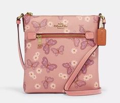 Coach Mini Rowan, Tory Burch Ella, Shell Pink, Girly Bags, Gold Bag, Pretty Bags, Birthday Wishlist, Makeup Eyeliner, Cute Bags