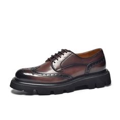 PRICES MAY VARY. 【100% Cowhide Leather】: These men's oxford shoes are are made of high quality cowhide upper. The black style upper is crafted from first layer cowhide, after coating process treatment, the shoes are more durable, scratch-resistant and easy maintenance. The coffee style upper is made of delicate and soft fetal cowhide, which perfectly retains the natural characteristics of the leather. High-grade leather makes this men's oxford shoes more durable and wear-resistant! 【Exquisite Cr Shoes Business Casual, Mens Casual Dress Shoes, Men's Oxford Shoes, Oxford Shoes For Men, Coffee Style, Mens Derby Shoes, Casual Oxford Shoes, Shoes Business, Men's Dress Shoes