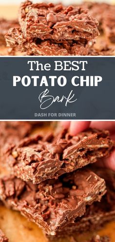 the best potato chip bark recipe is so easy to make and it's delicious