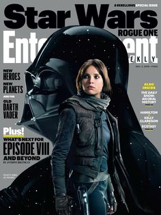 the cover of star wars magazine