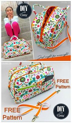 the pattern for this purse is easy to sew, and it's free