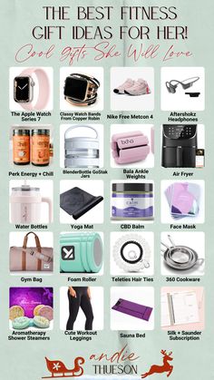 Round up of gift ideas for the fitness minded women in your life. Fitness Basket Ideas, Workout Basket Gift For Him, Workout Gift Basket, Gym Gift Basket Ideas For Her, Workout Gift Basket For Men, Health And Fitness Gift Basket Ideas, Fitness Gift Basket Ideas, Gym Rat Gifts Basket, Fitness Gifts For Women Ideas