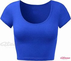 Qteee - High-Performance Cotton Workout Short Sleeve Shirt for Runners - Lightweight, Slim Fit, Crop Design, and Round Neck Crop Design, Leisure Dress, Compression T Shirt, Workout Short, Crop Top Designs, Short Sleeve Jumpsuits, Clothing Stores, Active Wear Outfits, Workout Tshirts