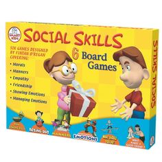 the board game social skills is on display