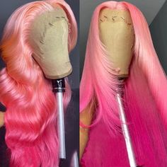 Brand: Allove Hair Hair color: Pink Color Material: 100% human hair Density: 150%/180% Texture: Body Wave Hair Lace Front Wig Lace design: 13x4 Lace Front Wig Length: 10-32 inch are available Available people: Everyone Cap Size: Average Size (Head circumference: 54cm-58cm) Feature: Slight bleached knots, Pre plucked, natural hairline, Glueless, Baby Hair Around Processing time: Usually Ship The Order Within 24 Hours After Order Confirm, Except for Weekends and Holidays Delivery time: USPS overni Rose Pink Hair, Pink Wigs, Barbie Hairstyle, Light Pink Hair, Full Lace Front Wigs, 13x4 Lace Front Wig, Wig Styling, Long Hair Wigs, Ombre Pink