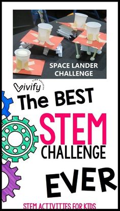 Group Stem Challenges, Space Stem Activities Elementary, Space Stem Activities For Kids, Stem Activities For Middle School, Middle School Crafts, Space Stem, Stem Club, Space The Final Frontier