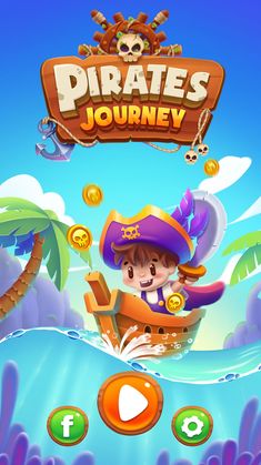 the pirate's journey game is shown in this screenshote image, which shows an