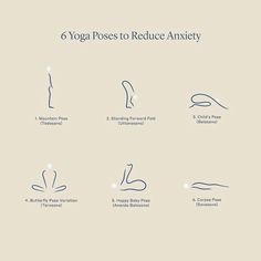 six yoga poses to reduce anhy