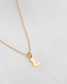 "Personalized initials necklace with block font letters Simple, minimalist everyday necklace Perfect wearing alone or layering with your favorite necklaces. Each initial measures approx. 5-8mm, You can add up to 5 Initials Available in gold filled or sterling silver *Material: Gold filled Sterling silver *Measurement: Letter : 5X8mm Chain : 16\" or 18\" Available in gold filled or sterling silver * Leave us your initials in the comment box at checkout. ■ SHIPPING UPGRADES You can find shipping u Dainty Everyday Initial Necklace With Letter Beads, Minimalist Everyday Initial Necklace With Letter Beads, Dainty Charm Necklaces With Ball Chain For Gift, Dainty Ball Chain Charm Necklaces As Gift, Dainty Ball Chain Charm Necklace As Gift, Gold Minimalist Charm Necklace With Letter Beads, Minimalist Gold Charm Necklace With Letter Beads, Minimalist Gold Charm Necklaces With Letter Beads, Initials Necklace