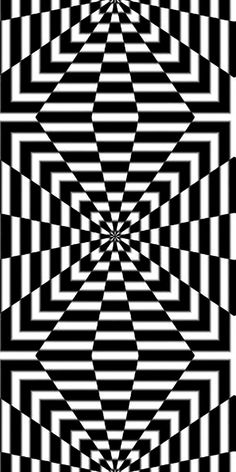 an abstract black and white pattern with diagonal lines in the center, as if it were optical art