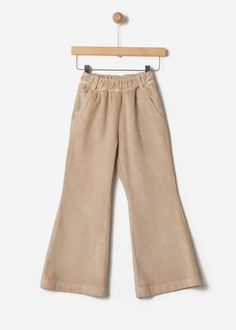 CORDUROY FLARED PANTS Flared Pants, Flare Pants, Greece, Elastic Waist, Elastic, Pants, Trousers