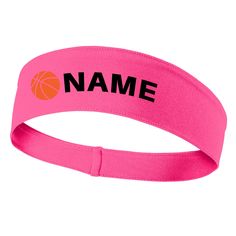 Custom made Basketball printed on headband for all seasons.Size: Adults One Size fit most (head size: 20 inches - 24 inches).** Personalization option: Personalize, initial headband with basketball or soccer. Identify yours in your family, basketball or soccer team.** Custom orders are not refundable or returnable. Top off our other PosiCharge Competitor styles with this moisture-wicking headband that narrows in the back to fit more securely.Single-needle top-stitched edging.Fabric: 3.8-ounce, 1 Sporty Cotton Sweatband Headband For Sports, Casual Headband With Sweatband For Sports, Breathable Sports Headband, Adjustable Sweatband Headband For Sports Events, Adjustable Sweatband Headband For Sports, Cotton Sweatband Headband For Sports Events, Sporty Black Headband For Sports Events, Black Cotton Sweatband Headband For Sports, Adjustable Cotton Sweatband Sports Headband