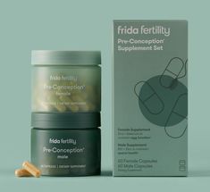 the packaging for frida fertitify pre - confection supplements