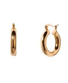 in stock Brass Hoops, Online Earrings, Gold Hoops, Gold Earrings, Gold Plate, Pick Up, In Store, Jewelry Earrings, Hoop Earrings