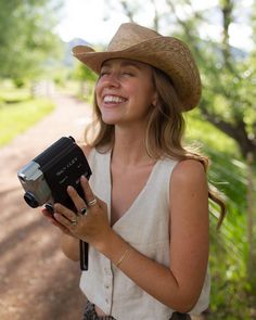 My FAVORITE summer hat! If you have seen my Instagram then you know I LIVE in this straw cowboy hat during the warmer months. I style it with everything! I am so excited to offer it here in the store! - Court Teardrop crown Curled up brim Handwoven with 100% fair trade palm fiber 4" front crown height, 5" side crown height 3" front brim, 3 1/2" side brim UPF 50+ sun protection Stretchy inner band No hat band included If there is a specific item you want, you can hit the “notify me when available Country Style Woven Straw Hat, Western Toquilla Straw Hat With Upf 50+, Western Straw Hat With Upf 50+ Flat Brim, Spring Sun Straw Hat, Woven, Hat For Summer, Beige Western-style Woven Straw Hat, Everything I Am, Straw Cowboy Hat, Yee Haw