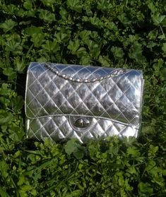 Classic Style XL DIAMONDS Genuine Leather Shoulder Bag - Etsy Trendy Handheld Flap Bag With Dust Bag, High-end Silver Travel Bag, Classic Silver Top Handle Shoulder Bag, High-end Silver Bags For Everyday Use, Classic Handheld Flap Bag For Shopping, Luxury Metallic Shoulder Bag For Travel, High-end Silver Bag For Daily Use, Luxury Metallic Travel Shoulder Bag, Luxury Metallic Shoulder Bag For Daily Use