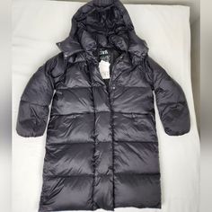 Brand New With The Tags. Zara Down Puffer Zip Up Jacket. Zara Rubberised Puffer Jacket, Zara Jackets, Zip Up Jacket, Zara Black, Puffer, Zip Ups, Kids Shop, Jackets & Coats, Zara