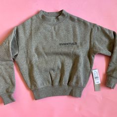 This Crew Neck Sweatshirt Is Heather Oat. I Think It Fits Like A Size 6 To 8 Years. It’s A Oversized But Doesn’t Fit My 10 Year Old. Essentials Sweatshirt, Marvel Sweatshirt, Athletic Sweatshirts, Mom Sweatshirt, Branded Sweatshirts, Boys Hoodies, Embroidered Sweatshirts, Zip Sweatshirt, Kids Sweatshirt