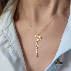 Name Necklaces Gold, Name Pendent Designs, Name Gold Necklace, Name Necklace Gold, Necklace Name Design, Custom Handwriting Jewelry, Cheap Necklaces, Fancy Jewelry Necklace, Handwriting Necklace