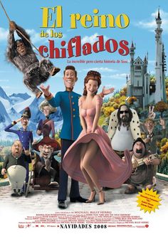 the movie poster for el reino de los chifados