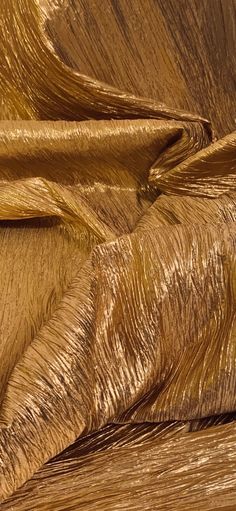 the gold fabric is very shiny