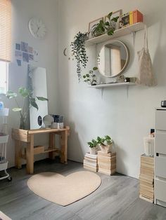 a living room filled with furniture and plants