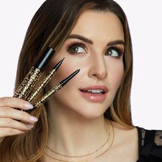 A 12-hour, fadeproof, triple-black liquid eyeliner. Liquid Eyeliner Pen, Long Lasting Eyeliner, Black Liquid, Best Eyeliner, Sodium Lauryl Sulfate, Tarte Cosmetics, Eyeliner Pen, Liquid Liner, Triple Black