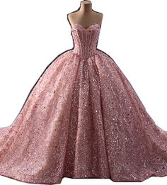 Pink Strapless Gown For Banquet, Pink Evening Dress With Fitted Bodice For Debutante Ball, Pink Quinceanera Dress For Prom Season Banquet, Pink Quinceanera Dress For Banquet During Prom Season, Strapless Pink Ball Gown With Fitted Bodice, Pink Evening Dress With Sweetheart Neckline For Debutante Ball, Pink Gown With Sweetheart Neckline For Debutante Ball, Pink Ball Gown With Fitted Bodice For Debutante Ball, Pink Evening Dress For Debutante Ball And Prom Season