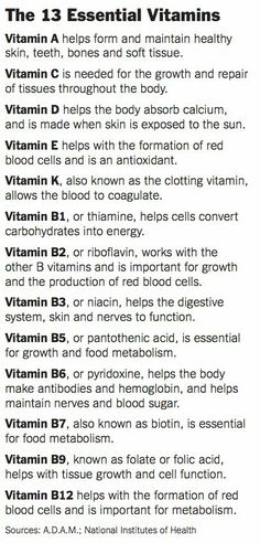 13 Essential Vitamins Essential Vitamins, Medical Knowledge, Health Knowledge, Health Facts, Health Remedies, Body Health