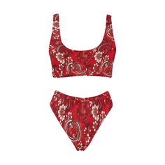 .title { font-size: 18px; } .title1 { font-size: 14px; } .list { background-position: left 10px; } Bikini Set Swimsuit for Women with a padded sports tank top and a high-waisted bottom - Type: 85% Polyester and 15% spandex, for women, All-over Printing.- 6.00 Oz. Designed for fashion women, sexy and personalized. - Made from 85% polyester and 15% spandex, elastic and soft. - Tank top and underwear for optimal comfort and adjustable fit. - Two chest pads. - Using an advanced heat sublimation tech Red Sleeveless Swimwear For Festivals, Festival Printed Fitted Swimwear, Festival Fitted Printed Swimwear, Red Fitted Printed Swimwear, Fitted Red Printed Swimwear, Paisley Print Swimwear For Festival Beach Season, Paisley Print Swimwear For Beach Festival, Paisley Print Swimwear For Festival And Beach Season, Sleeveless Paisley Print Swimwear For Beach