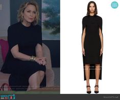 Black Cape Dress, Melora Hardin, Type Inspiration, Corporate Chic, Black Cape, Type Style