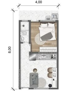 Top Tiny House Interior Ideas ...... House Interior Ideas, Mini Apartments, Apartment Floor Plan