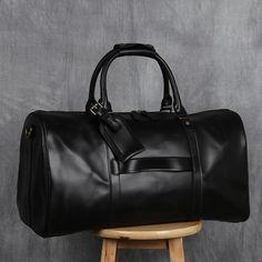 (1) Woosir Large Leather Duffle bag With Trolley Sleeve Elegant Large Capacity Duffle Bag For Overnight Trips, Black Satchel For Overnight Trips With Large Capacity, Large Capacity Rectangular Travel Bag For Business Trips, Elegant Large Capacity Duffle Bag For Weekend Trips, Large Capacity Rectangular Duffle Bag For Business Trips, Rectangular Weekender Bag With Large Capacity For Business Trips, Large Rectangular Weekender Bag For Business Trips, Rectangular Weekender Bag For Business Trips, Rectangular Large Capacity Weekender Bag For Business Trips