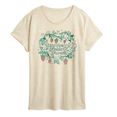 The Beatles - Strawberry Fields Forever - Women's Short Sleeve Graphic T-Shirt - Celebrate the essence of The Beatles's The Beatles with officially licensed apparel featuring unique designs crafted exclusively by Hybrid Apparel. Each piece brings beloved characters, iconic imagery, and memorable moments to life, offering The Beatles fans a one-of-a-kind way to showcase their passion. Beatles Strawberry Fields Forever, Beatles Strawberry Fields, The White Album, Strawberry Fields Forever, Beatles Fans, Flower Shorts, Strawberry Fields, How To Show Love, Boho Women