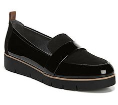 A city-chic and amazingly comfortable loafer, the versatile Webster pairs perfectly with anything from officewear to your favorite distressed jeans. From Dr. Scholl's. Versatile Flats For Workwear In Spring, Comfortable Black Loafers For Work, Comfortable Black Loafers For Workwear, Casual Medium Width Platform Loafers For Work, Comfortable Flat Loafers For Work, Fall Slip-ons For Workwear, Medium Width, Versatile Slip-on Work Flats, Versatile Slip-on Flats For Work, Comfortable Workwear Flats For Fall