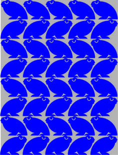 an image of blue fish in the water