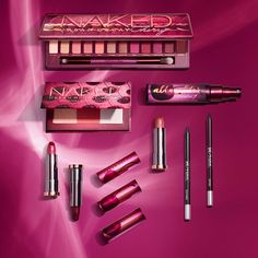 Urban Decay Naked Cherry Collection Release Date + Official Swatches Urban Decay Cherry, Makeup Boxes, Urban Decay Cosmetics, How To Apply Eyeliner, Makeup Setting Spray, Latest Makeup, Kesha, Urban Decay Makeup, Christmas Makeup