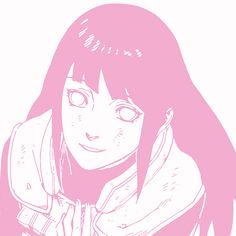 a drawing of a girl with pink hair and an over sized collared shirt is looking at the camera