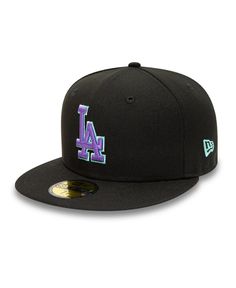 Upgrade your headwear game by grabbing this Los Angeles Dodgers 1980 Mlb All-Star Game Black Light 59FIFTY Fitted Hat from New Era. Highlighting your loyalty to the team will be super easy thanks to the distinctive Los Angeles Dodgers graphics embroidered on the crown. Black Fitted Hat For Baseball Season, Black Fitted Hat With Letter Print And Flat Brim, Black Baseball Cap With Letter Print For Game Day, Black Baseball Cap For Baseball Season Fan Gear, Black Hats With Letter Print For Fan Gear, Throwback Black Baseball Cap With Flat Bill, Black Hats For Baseball Season Game Day, Black Hats For Baseball Game Day, Throwback Black Flat Bill Baseball Cap