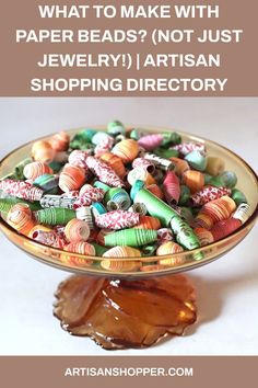 what to make with paper beads? not just jewelry [ artisan shopping directory ]