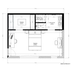 the floor plan for a small house