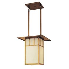 Huntington Hanging Pendant Interior Lighting Arroyo Craftsman Craftsman Pendant Lighting, School Designs, Prairie School, Antique Brass Metal, Lantern Design, Modern Bungalow, Frank Lloyd, Frank Lloyd Wright, Home Ceiling